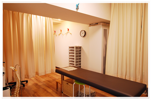 横浜馬場整体院 施術室の写真